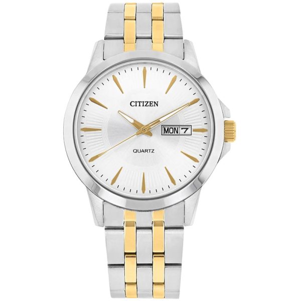 Citizen Men’s Quartz Two-tone Stainless Steel Silver Dial 42mm Watch DZ5004-57A