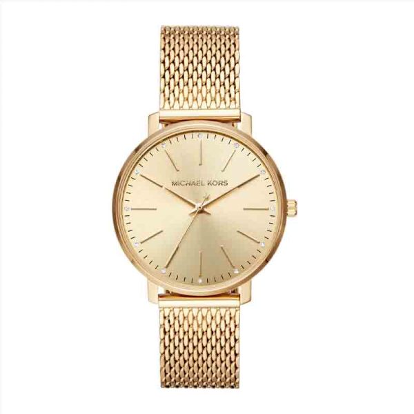 Michael Kors Women’s Quartz Gold Stainless Steel Gold Dial 38mm Watch MK4339