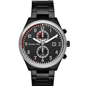 Michael Kors Men’s Quartz Black Stainless Steel Black Dial 43mm Watch MK8575