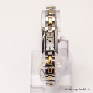 Romanson Women’s Swiss Made Quartz Two-tone Stainless Steel Mother of Pearl Dial 18mm Watch RM8274LL