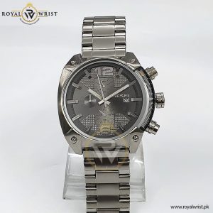 Diesel Men’s Chronograph Quartz Silver Stainless Steel Grey Dial 49mm Watch DZ4381