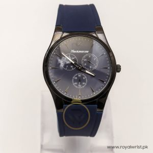 Neckmarine Men’s Quartz Blue Silicone Strap Blue Dial 44mm Watch NK1181936