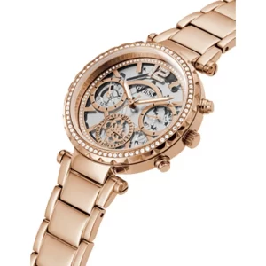 Guess Women’s Quartz Rose Gold Stainless Steel Rose Gold Dial 37mm Watch GW0403L3