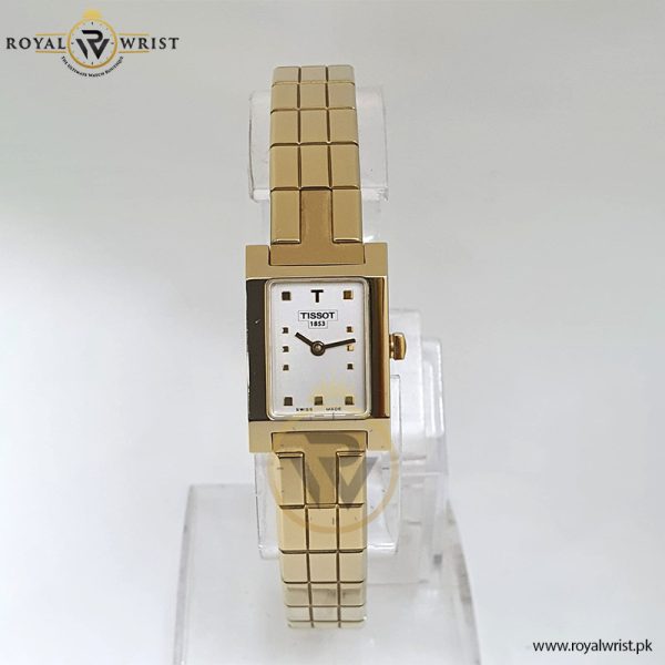 Tissot Women’s Quartz Swiss Made Gold Stainless Steel White Dial 18mm Watch T04.5.165.31
