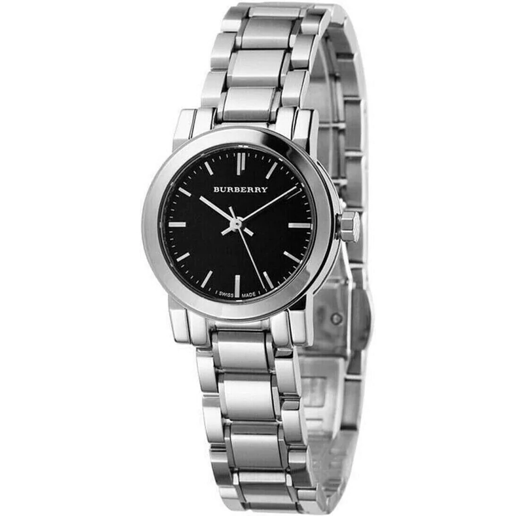 Burberry silver womens sale watch