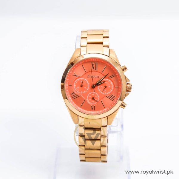 Fossil Women’s Quartz Rose Gold Stainless Steel Light Pink Dial 40mm Watch BQ1749
