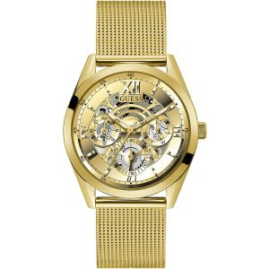 Guess Men’s Quartz Gold Stainless Steel Gold Dial 42mm Watch GW0368G2