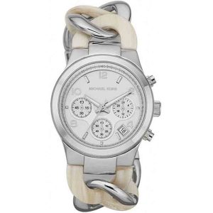 Michael Kors Women’s Quartz Two-tone Stainless Steel Silver Dial 38mm Watch MK4263