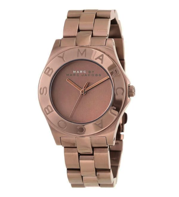Marc by Marc Jacobs Women’s Quartz Copper Stainless Steel Shine Brown Dial 35mm Watch MBM3128