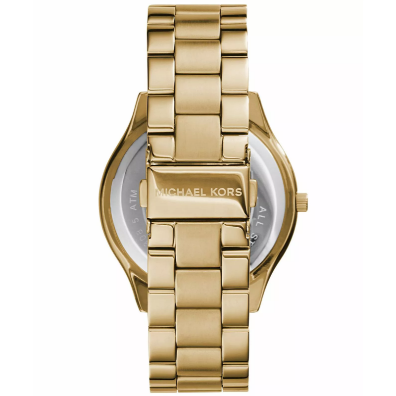 Michael Kors Women’s Quartz Gold Stainless Steel Champagne Dial 42mm Watch MK3179 (Like New) - Image 3