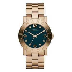 Marc by Marc Jacobs Women’s Quartz Gold Stainless Steel Green Dial 36mm Watch MBM8609