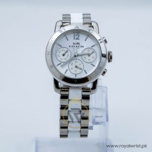 Coach Women’s Quartz Two-tone Stainless Steel Silver Dial 36mm Watch CA047291244