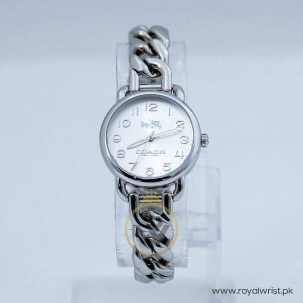 Coach Women’s Quartz Silver Stainless Steel Silver Dial 28mm Watch CA12856541