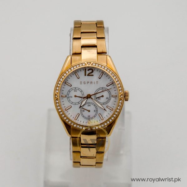 Esprit Women’s Quartz Rose Gold Stainless Steel Mother Of Pearl Dial 36mm Watch ES108932003U