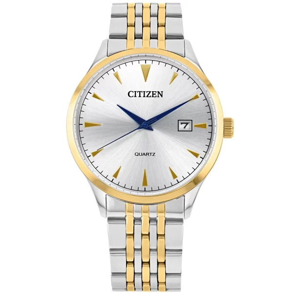 Citizen Men’s Quartz Two-tone Stainless Steel Silver Dial 41mm Watch DZ0064-52A