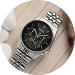 Tommy Hilfiger Men\'s Quartz Black Leather Strap Grey Dial 44mm Watch 1710495  –