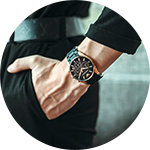 Hugo Boss Men's Chronograph Stainless Steel Black Dial 42mm Watch 1513840 –