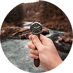Tommy Hilfiger Men\'s Quartz Grey Watch Strap Dial 1710495 44mm – Black Leather
