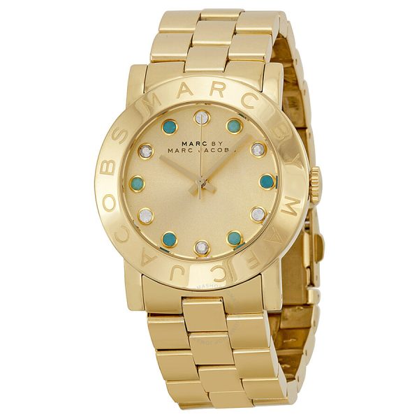Marc by Marc Jacobs Women’s Quartz Gold Stainless Steel Gold Dial 36mm Watch MBM3215