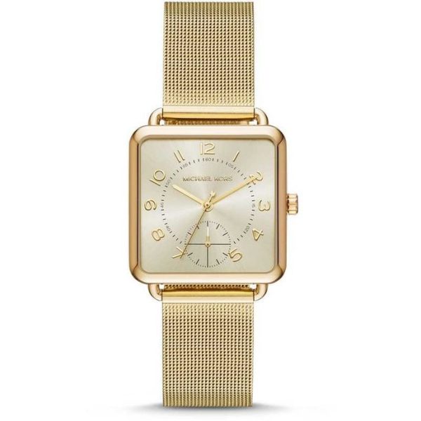 Michael Kors Women’s Quartz Gold Stainless Steel Gold Dial 31mm Watch MK3663