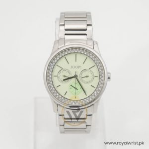Joop Women’s Quartz Silver Stainless Steel Light Green Dial 40mm Watch JP1072001
