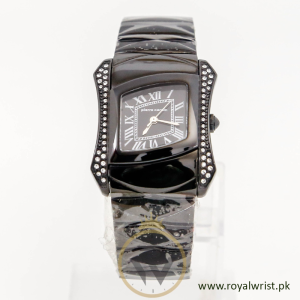 Pierre Cardin Women’s Swiss Made Black Stainless Steel Black Dial 34mm Watch PC10213/3