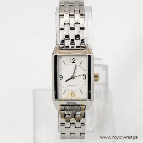 Esprit Women’s Quartz Silver Stainless Steel White Dial 23mm Watch ES109795001X