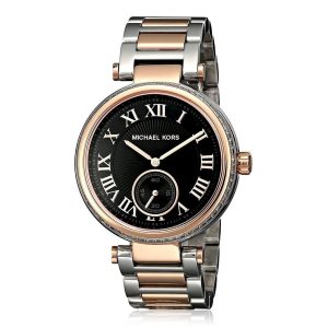 Michael Kors Women’s Quartz Two-tone Stainless Steel Black Dial 41mm Watch MK5957