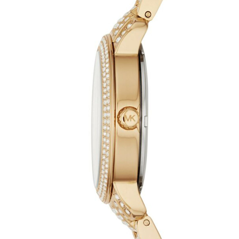 Michael Kors Women’s Quartz Gold Stainless Steel Gold Dial 33mm Watch ...