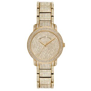 Michael Kors Women’s Quartz Gold Stainless Steel Gold Dial 33mm Watch MK6547