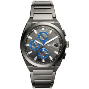 Fossil Men’s Quartz Grey Stainless Steel Grey Dial 42mm Watch FS5830
