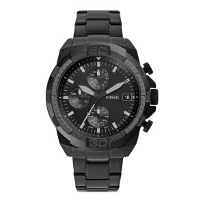 Fossil Men’s Quartz Black Stainless Steel Black Dial 44mm Watch FS5853