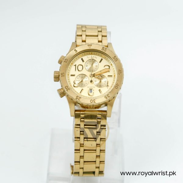Nixon Women’s Quartz Gold Stainless Steel Gold Dial 38mm Watch N11144