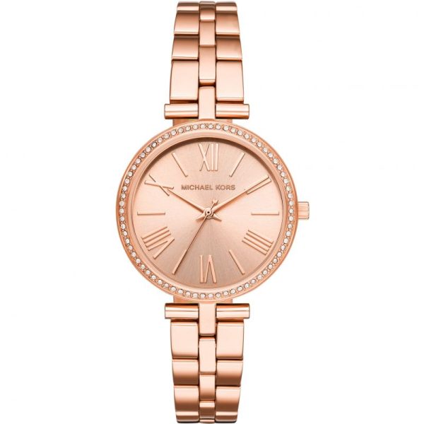 Michael Kors Women’s Quartz Rose Gold Stainless Steel Rose Gold Dial 34mm Watch MK3904