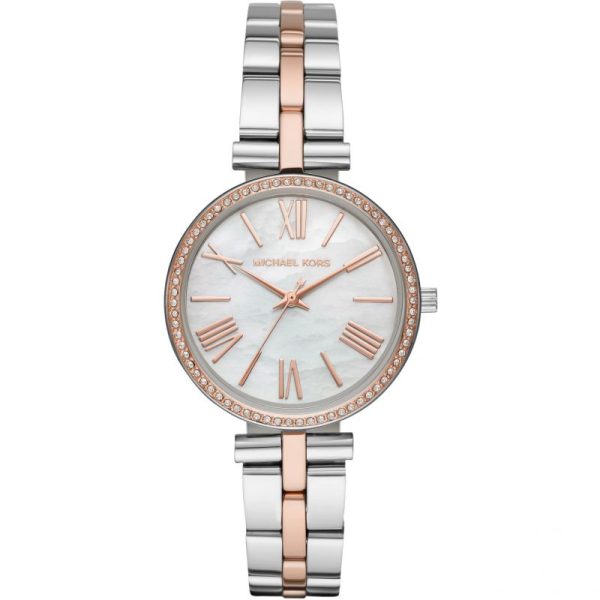 Michael Kors Women’s Quartz Two-tone Stainless Steel Mother Of Pearl Dial 34mm Watch MK3969