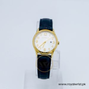 Esprit Women’s Quartz Black Leather Strap Silver Dial 30mm Watch ES1520365