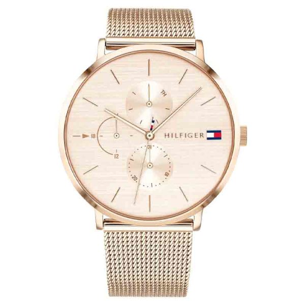 Tommy Hilfiger Women’s Quartz Rose Gold Stainless Steel Rose Gold Dial 40mm Watch 1781944