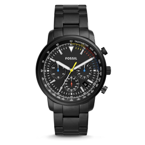 Fossil Men’s Quartz Black Stainless Steel Black Dial 44mm Watch FS5413