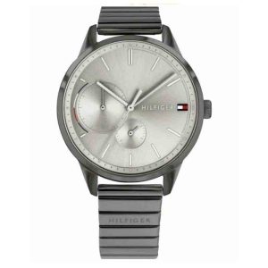 Tommy Hilfiger Women’s Quartz Grey Stainless Steel Silver Dial 38mm Watch 1782062