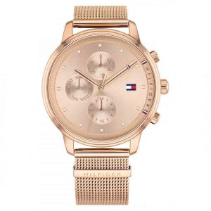 Tommy Hilfiger Women’s Quartz Rose Gold Stainless Steel Rose Gold Dial 38mm Watch 1781907