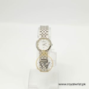 Romanson Women’s Swiss Made Quartz Silver Stainless Steel White Dial 25mm Watch RM0199L