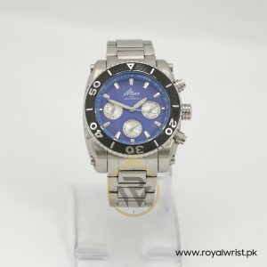 Gogo sport Men’s Quartz Silver Stainless Steel Blue Dial 43mm Watch G6770