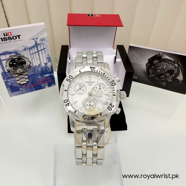 TISSOT Men’s Quartz Swiss Made Silver Stainless Steel Silver Dial 40mm Watch T17.1.486.33
