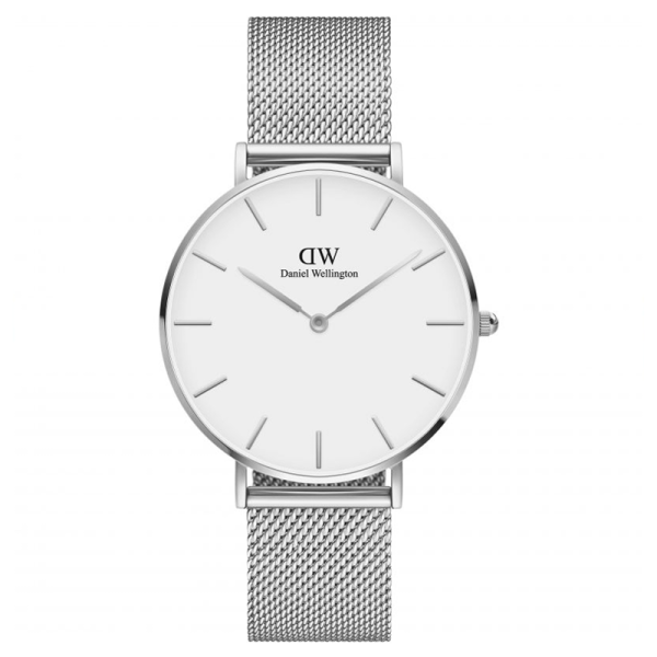 Daniel Wellington Men’s Quartz Silver Stainless Steel White Dial 41mm Watch DW00100306