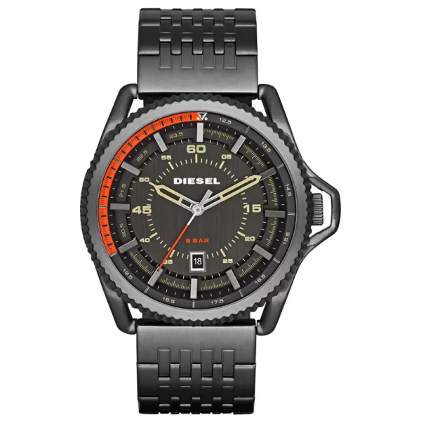 Diesel Men’s Quartz Grey Stainless Steel Grey Dial 46mm Watch DZ1719