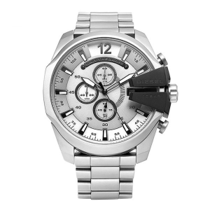 Diesel Men’s Quartz Silver Stainless Steel Silver Dial 51mm Watch DZ4501