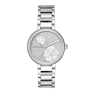 Michael Kors Women’s Quartz Silver Stainless Steel Silver Dial 35mm Watch MK3835