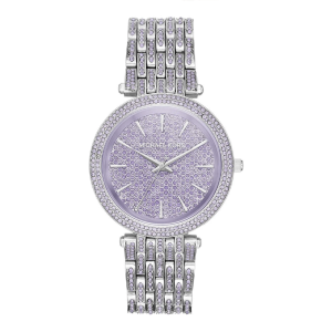 Michael Kors Women’s Quartz Purple Stainless Steel Purple Dial 39mm Watch MK3850