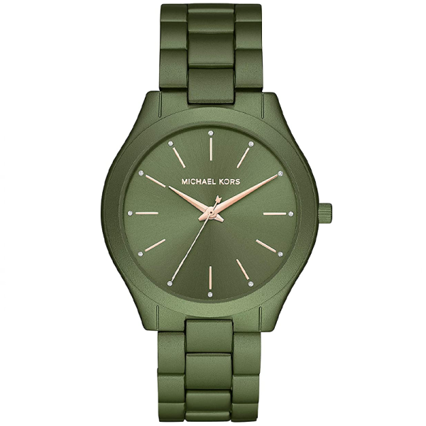 Michael Kors Women’s Quartz Green Stainless Steel Green Dial 42mm Watch MK4526