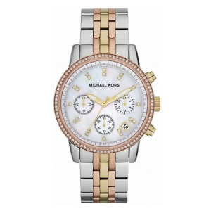 Michael Kors Women’s Quartz Two-tone Stainless Steel Mother Of Pearl Dial 36mm Watch MK5650